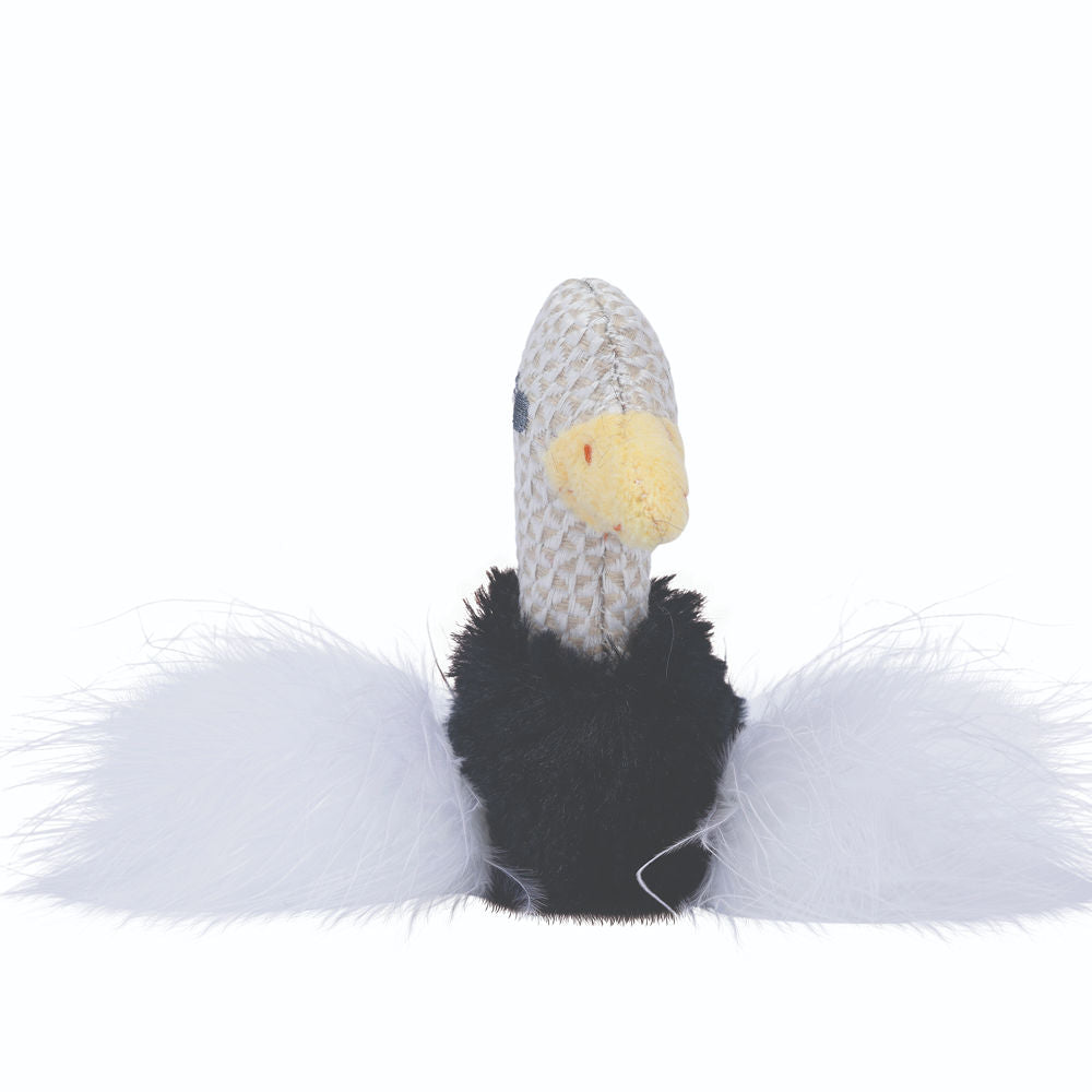 M Pets Plume Ostrich Catnip Toy for Cats — detail shot