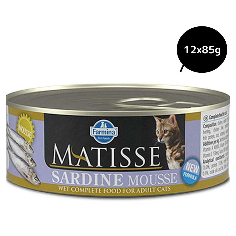 Farmina Matisse Sardine Mousse Wet Cat Food — back view