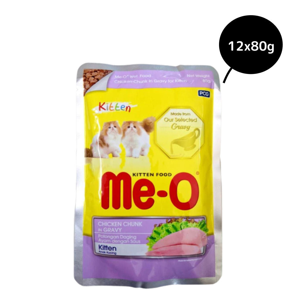 Me O Chicken Chunks in Gravy kitten Wet Food
