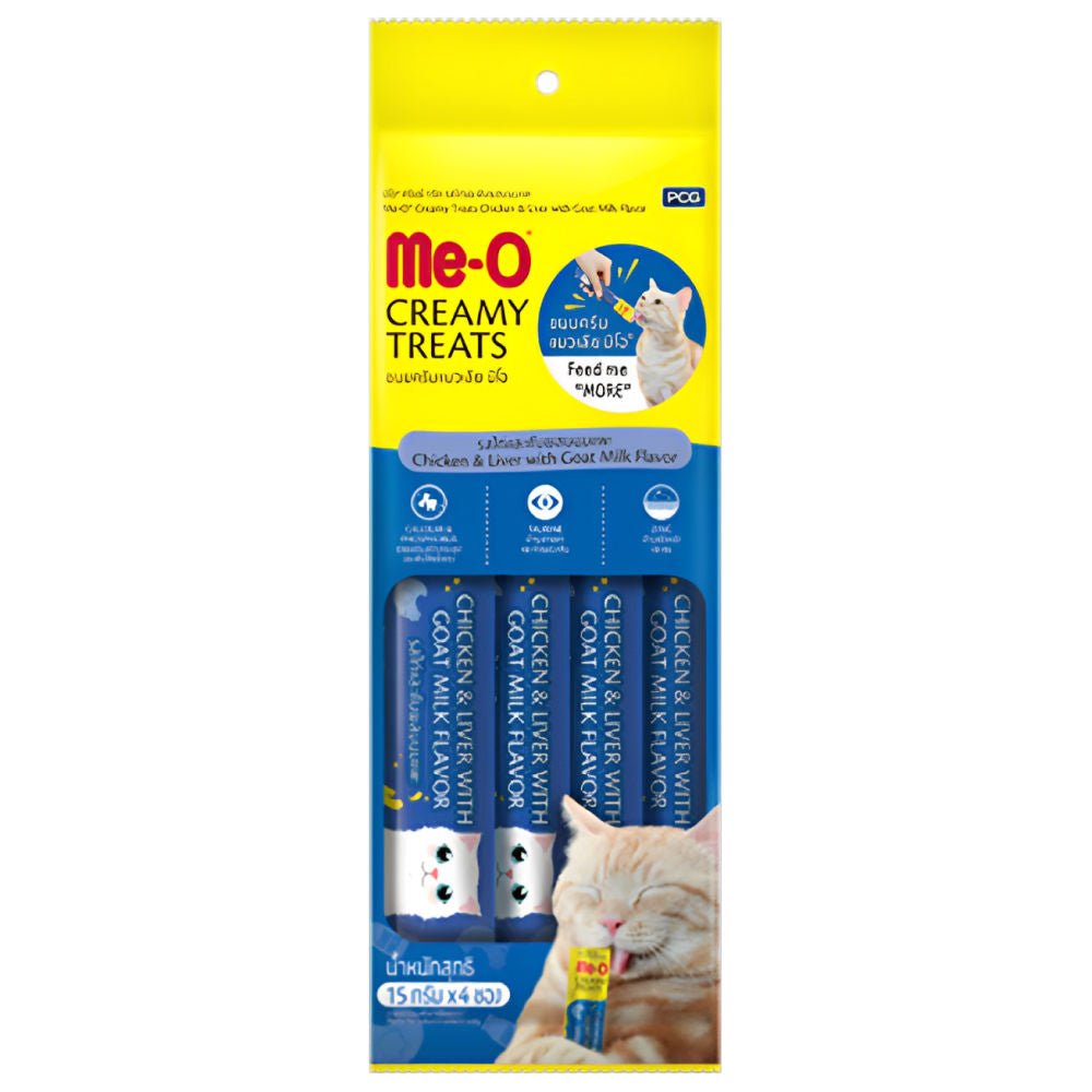 Me O Chicken Liver With Goat Milk Creamy Cat Treat
