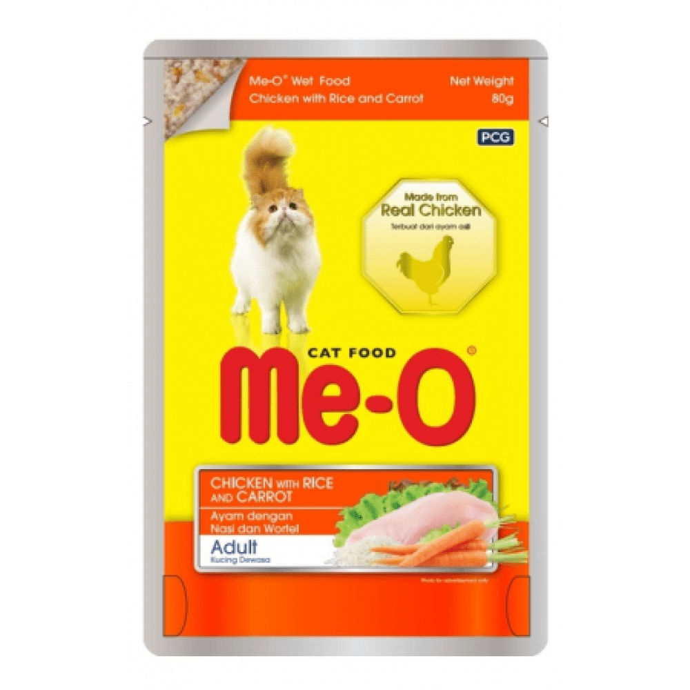 Me O Chicken With Rice Carrot Adult Cat Wet Food