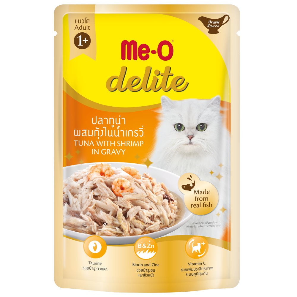 Me O Delite Tuna Shrimp In Gravy