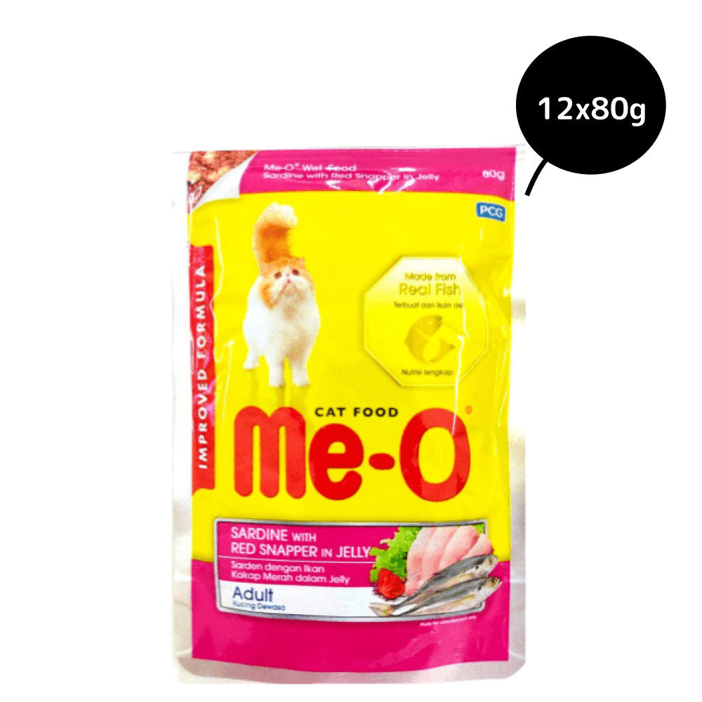 Me O Sardine with Red Snapper in Jelly Adult Cat Wet Food — image 6