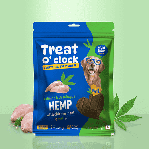 Natural Remedies Treat Oclock Hemp With Chicken Meat Treats For Dogs