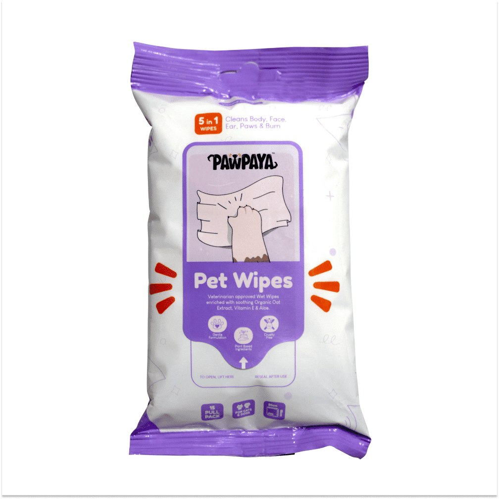 Pawpaya Pet Wipes For Dogs And Cats