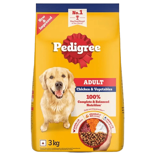 Pedigree Chicken Vegetables Adult Dry Dog Food