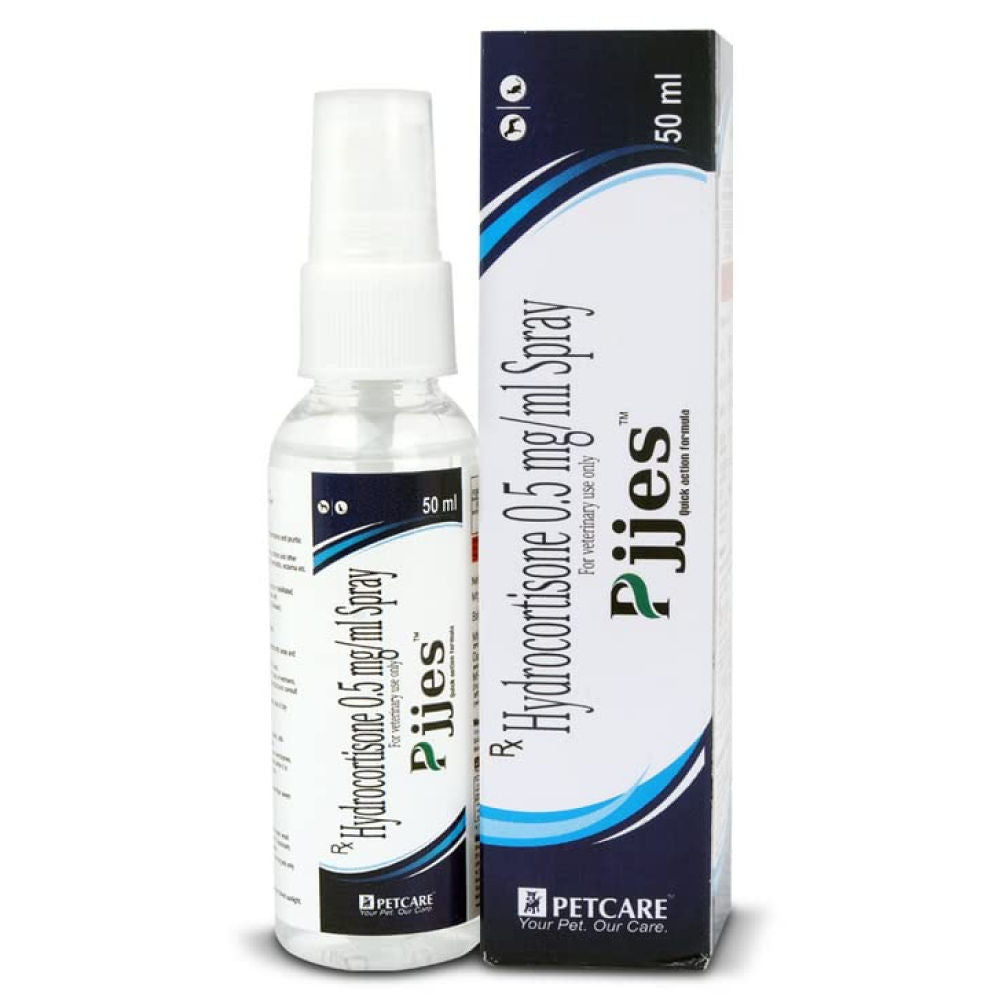 Petcare Pjjes (Hydrocortisone) Spray for Dogs & Cats — side view