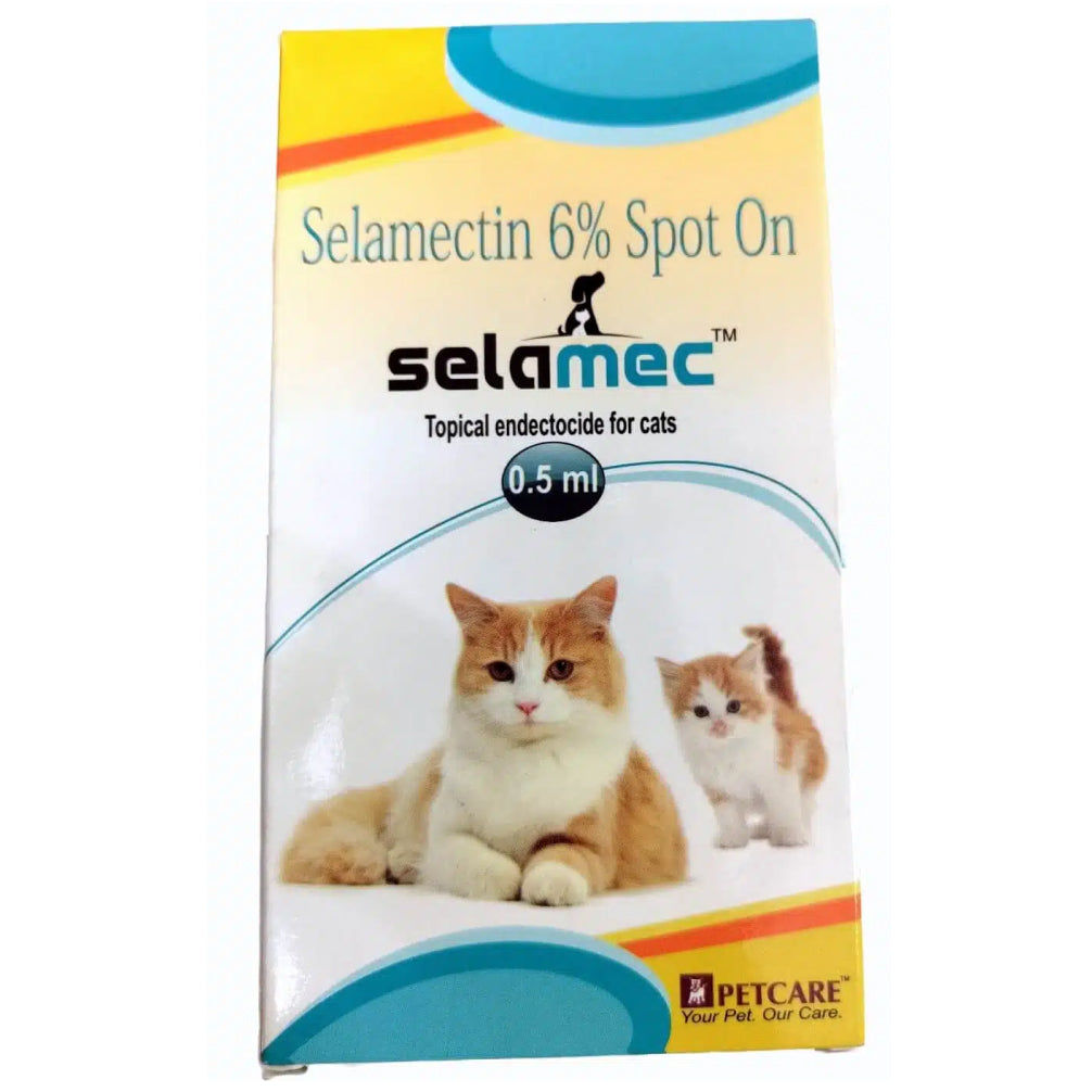 Petcare Selamec (Selamectin) Spot On for Cats — side view