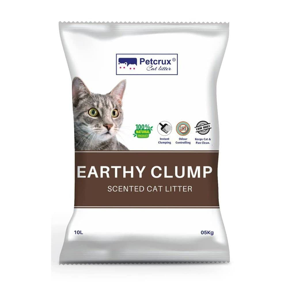 Petcrux Earthy Clump Unscented Cat Litter