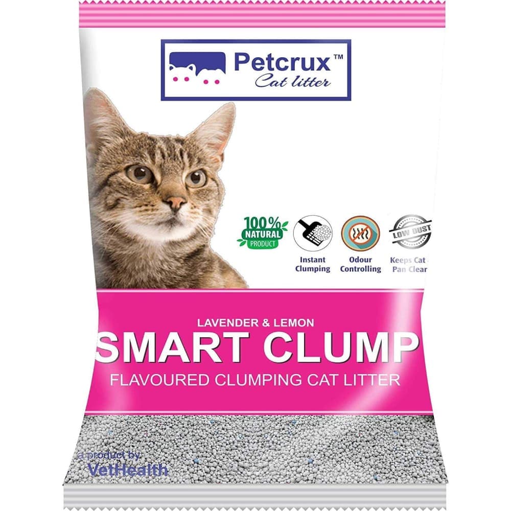 Petcrux Lavender Lemon Scented Smart Clumping Cat Litter