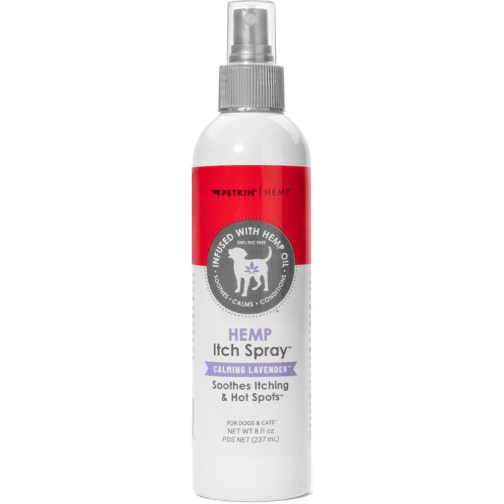 Petkin Lavender Hemp Calming Itch Spray For Dogs And Cats