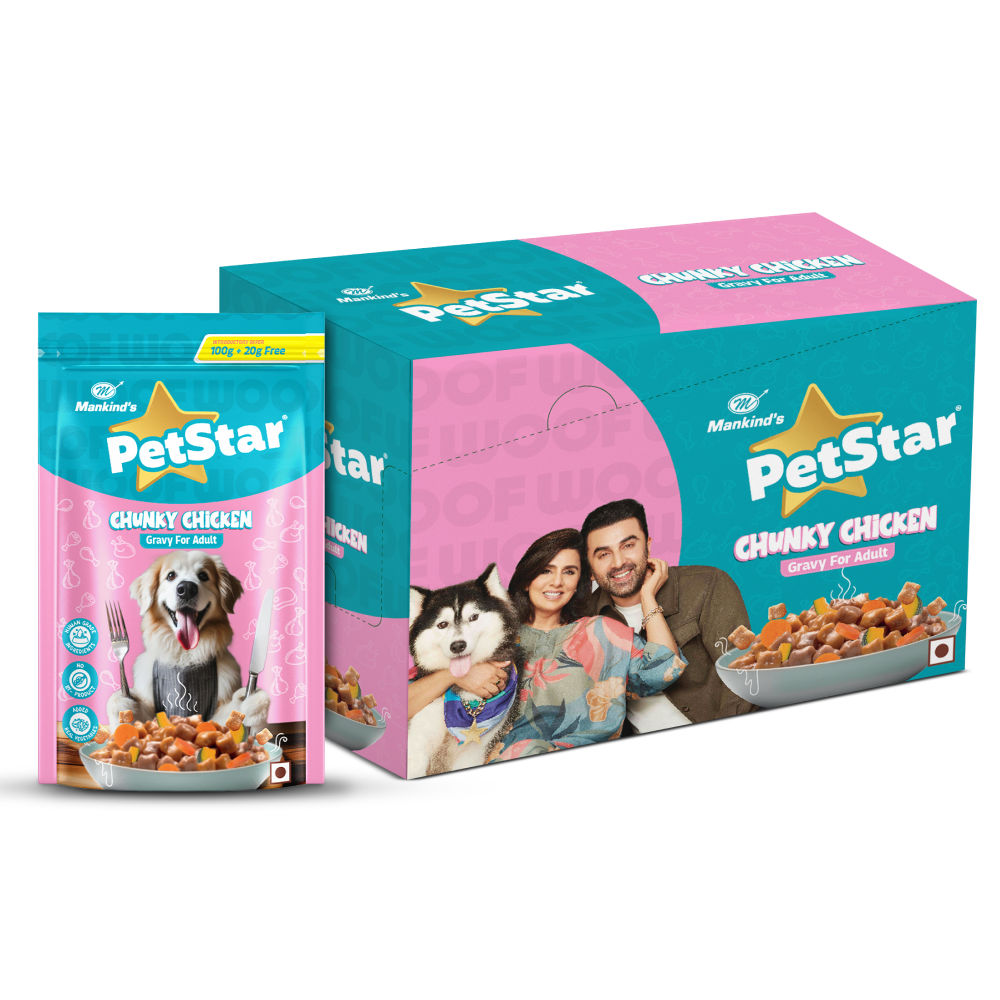 Mankind Petstar Chunky Chicken Gravy For Adult