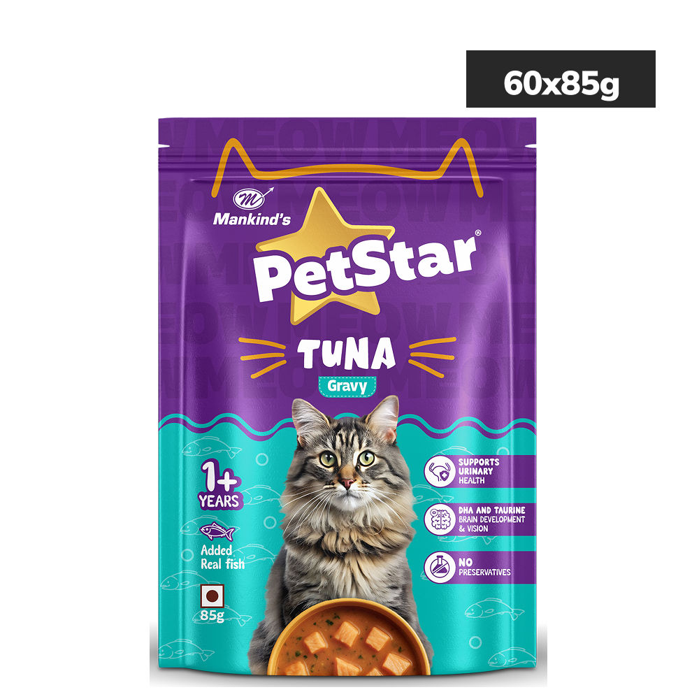 Mankind Petstar Tuna Gravy Adult Cat Wet Food