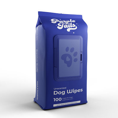 Purple Tails Canada Unscented Wipes For Dogs