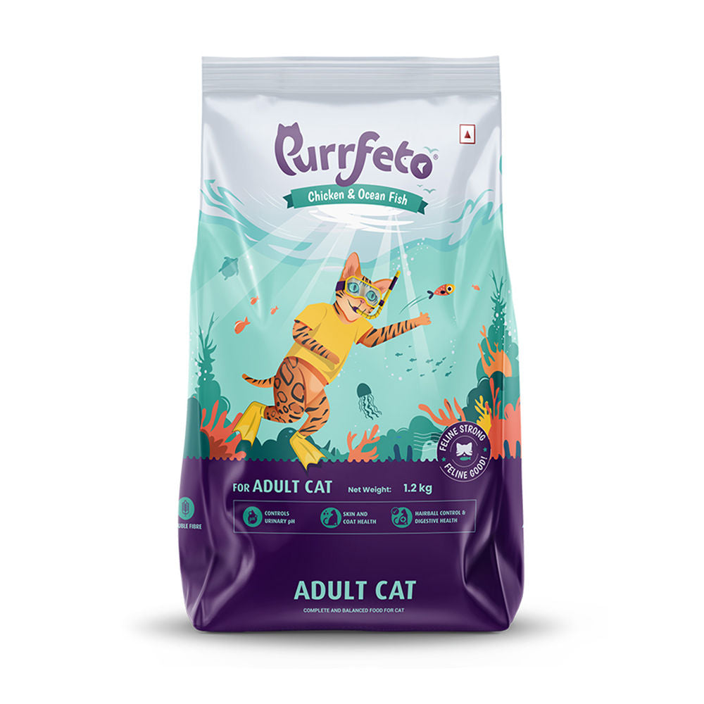 Purrfeto Chicken And Ocean Fish Cat Dry Food