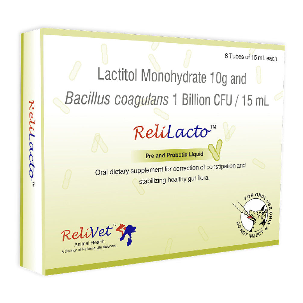 Relivet Relilacto Pro Probiotic Liquid For Dogs Cats