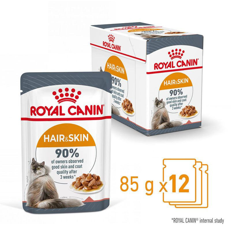 Royal Canin Hair Skin Care Adult Gravy Cat Wet Food