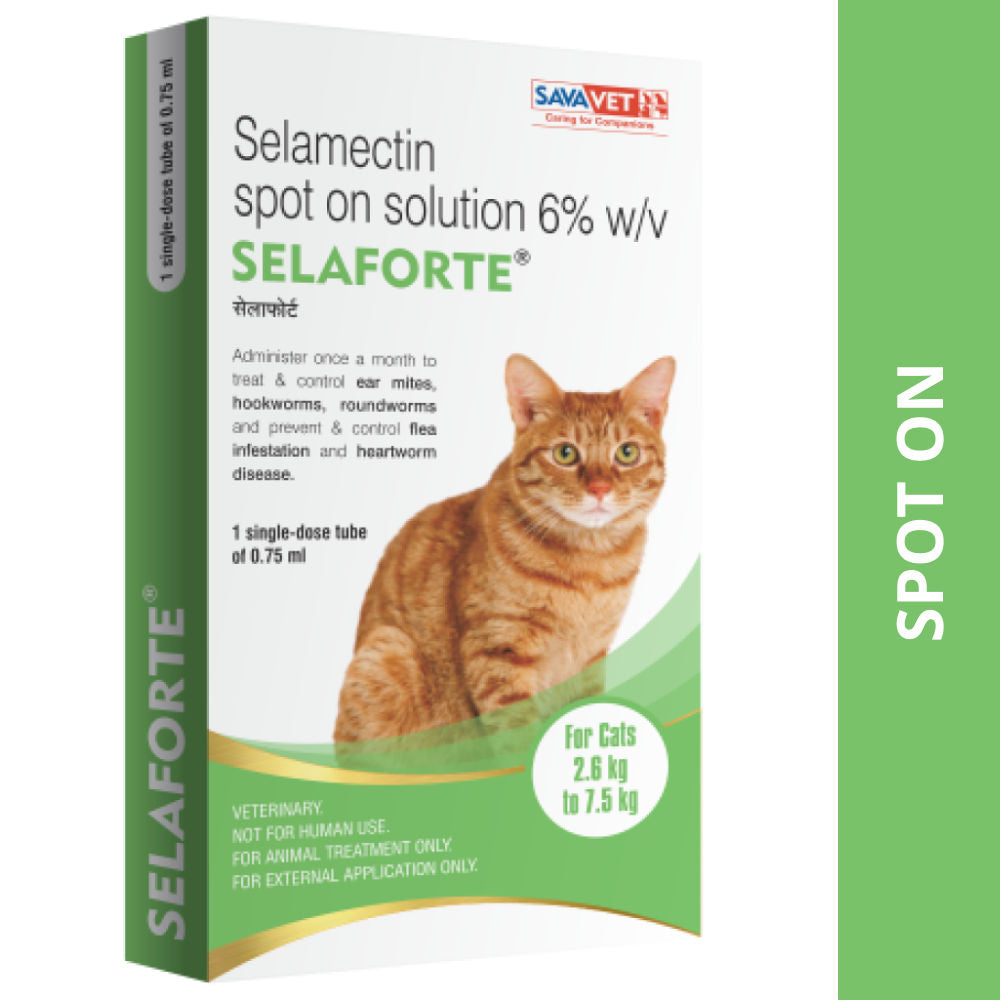 Savavet Selaforte Cat Tick And Flea Control Spot On