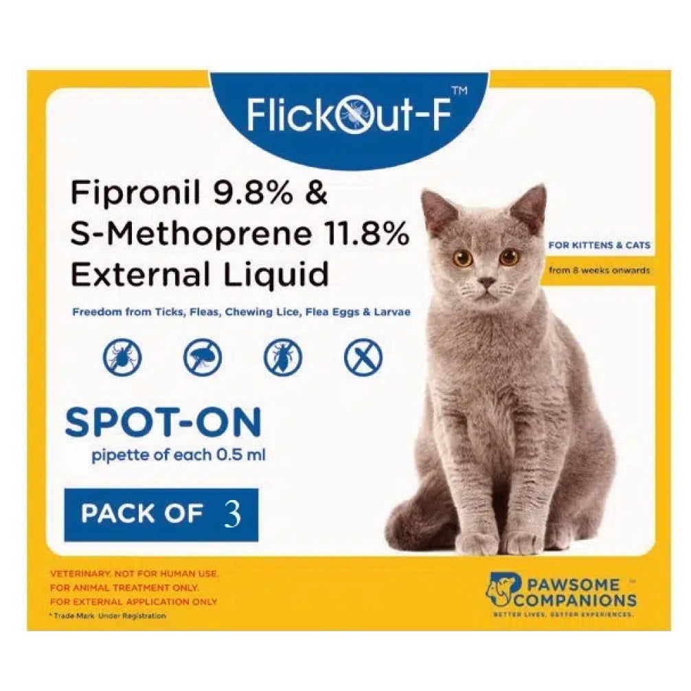Scientific Remedies FlickOut F Spot On for Cats