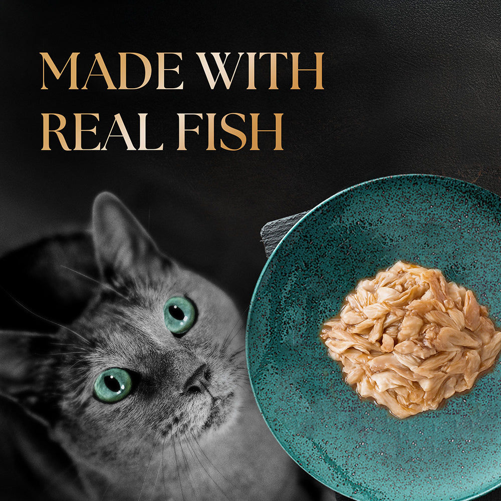 Sheba Pure Tuna Filets in Jelly Premium Cat Wet Food — detail shot