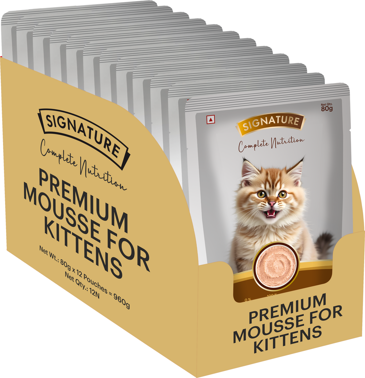 Signature Grain Zero Chicken Mousse Kitten Cat Wet Food