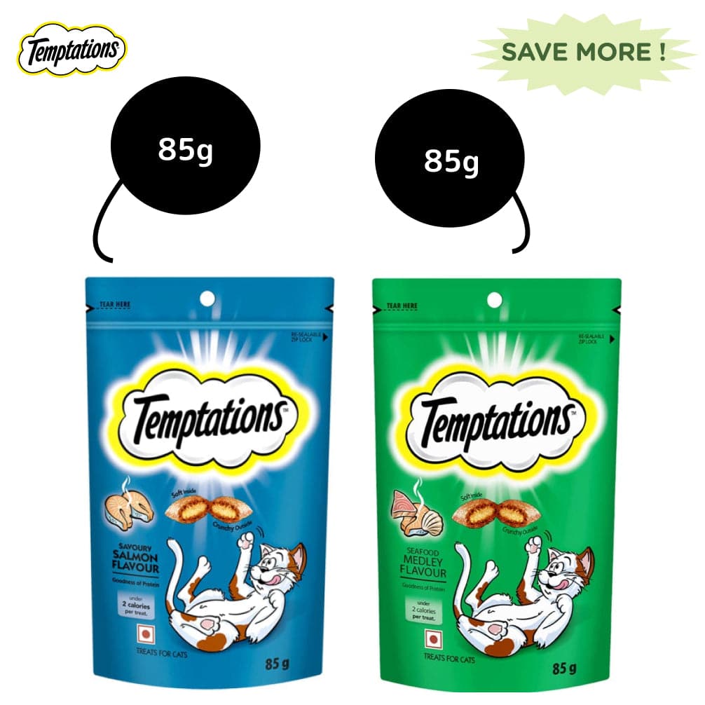 temptations-seafood-medley-and-savoury-salmon-flavour-cat-treats-combo 2x85g