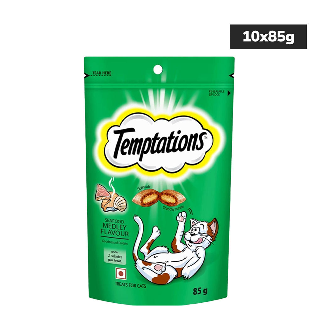 Temptations Seafood Medley Flavour Cat Treat