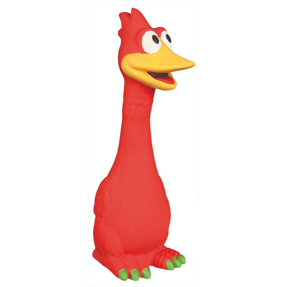 Trixie Bird Latex Toy For Dogs Red