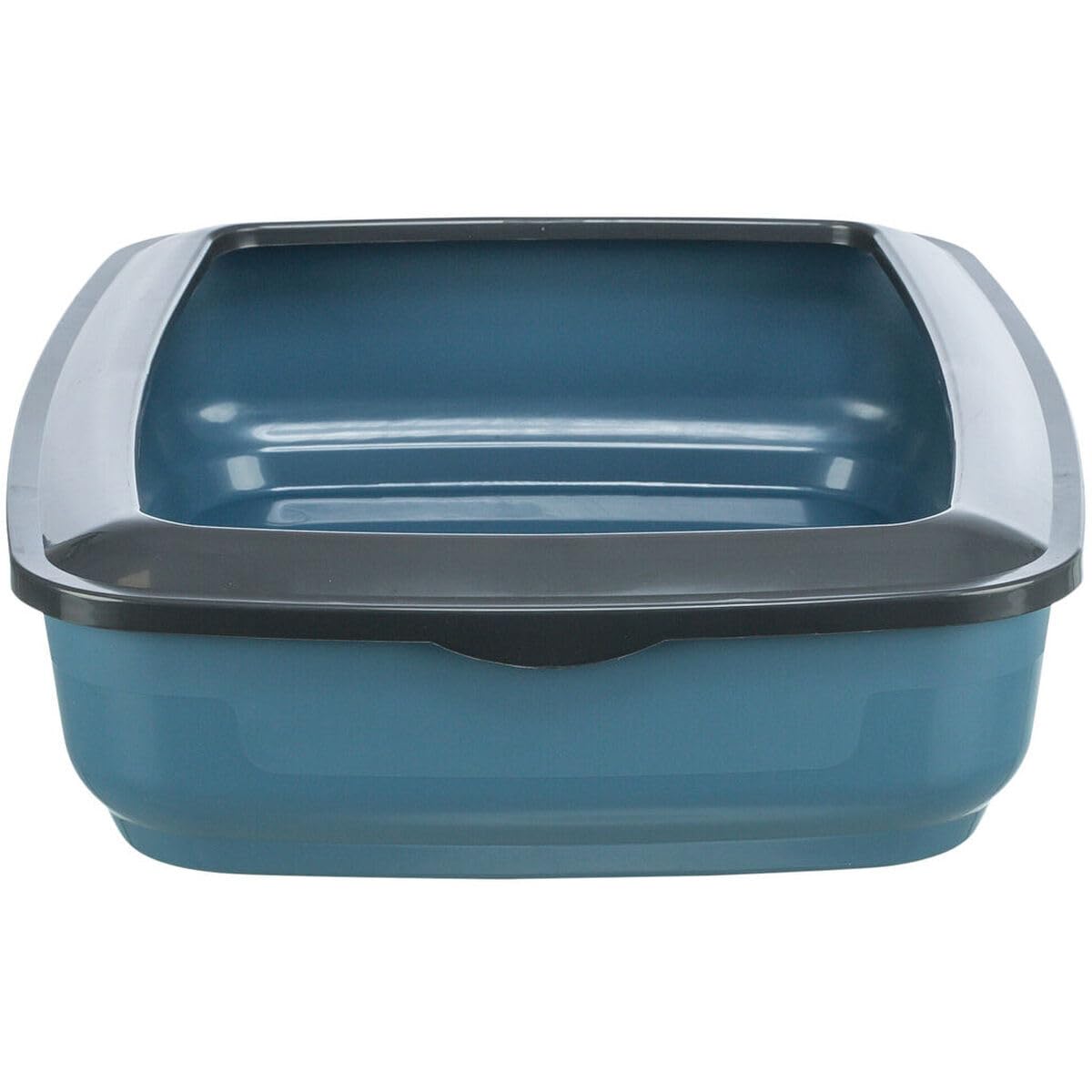 Trixie Brisko Litter Tray With Rim For Cats Blue