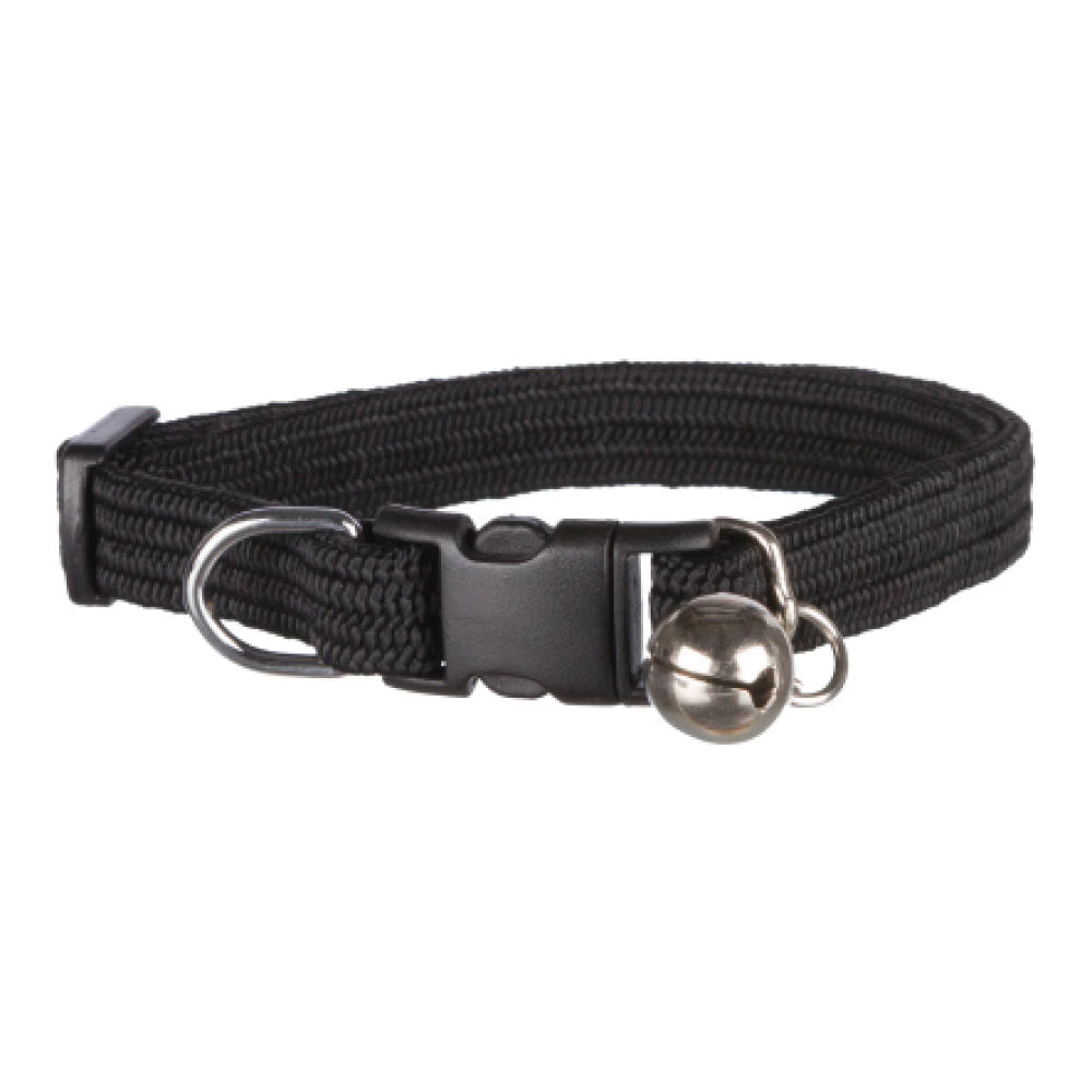 Trixie Elastic Collars With Bell For Cats Black