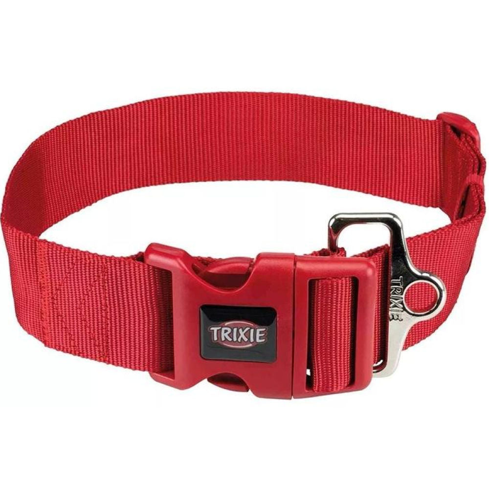 Trixie Extra Wide Premium Collar For Dogs Red