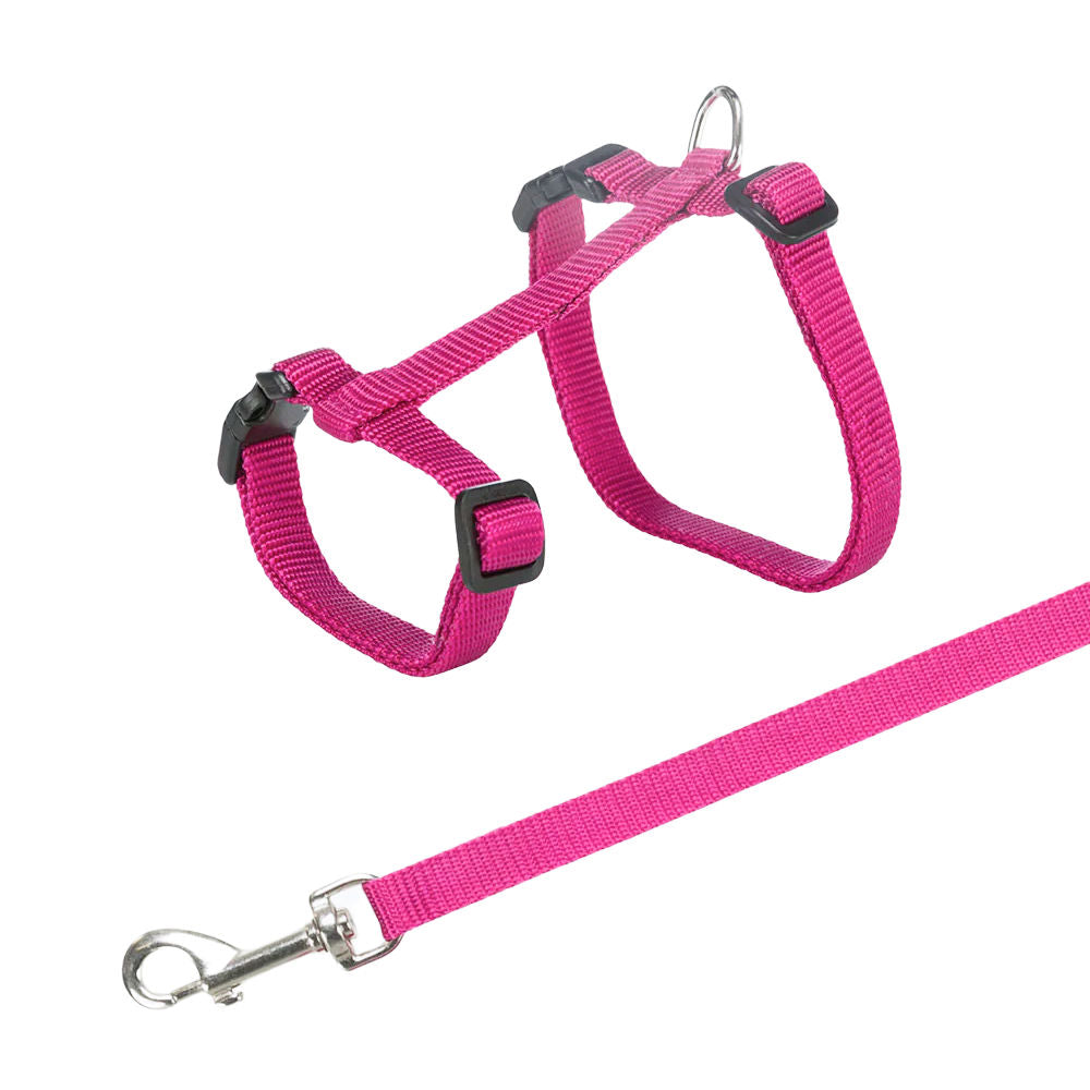 Trixie Harness With Leash For Cats Kittens Pink