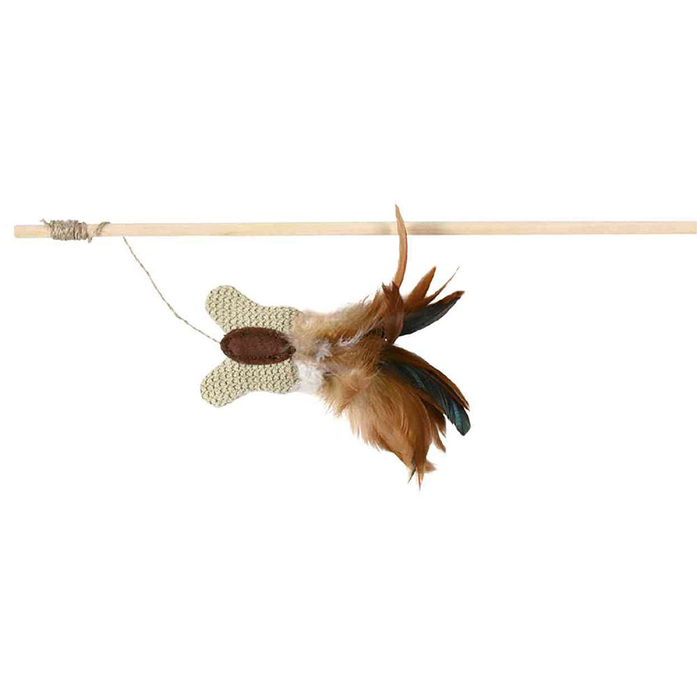 Trixie Playing Rod With Butterfly Teaser Interactive Toy for Cats — side view