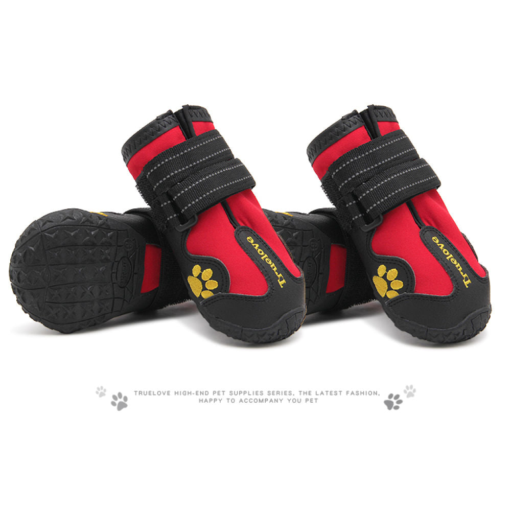 truelove-pet-boots-for-dogs-red-set-of-4 XL
