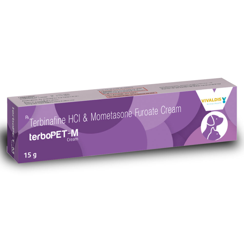 Vivaldis Terbopet M (Terbinafine) Ointment for Dogs & Cats — back view