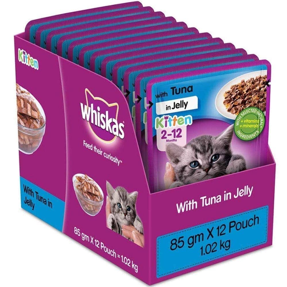 Whiskas Tuna In Jelly Kitten Wet Food