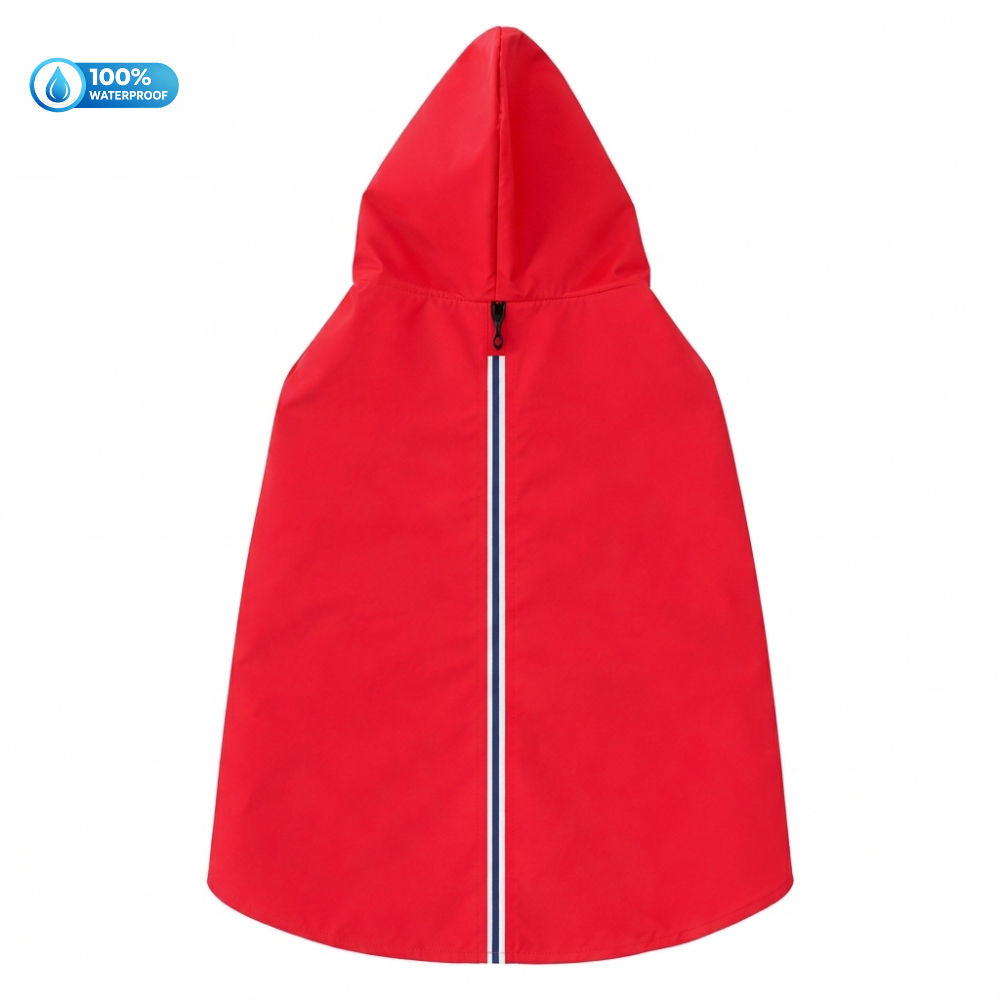 15 Furries Urban Waterproof Raincoat For Dogs Red - Image 2