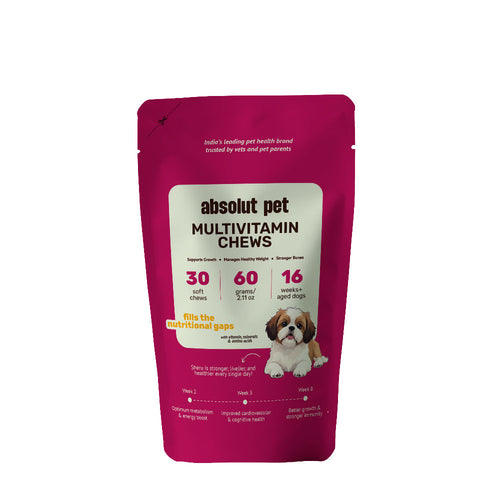 Absolut Pet Bone Muscle Multivitamin Chews Dogs Treat