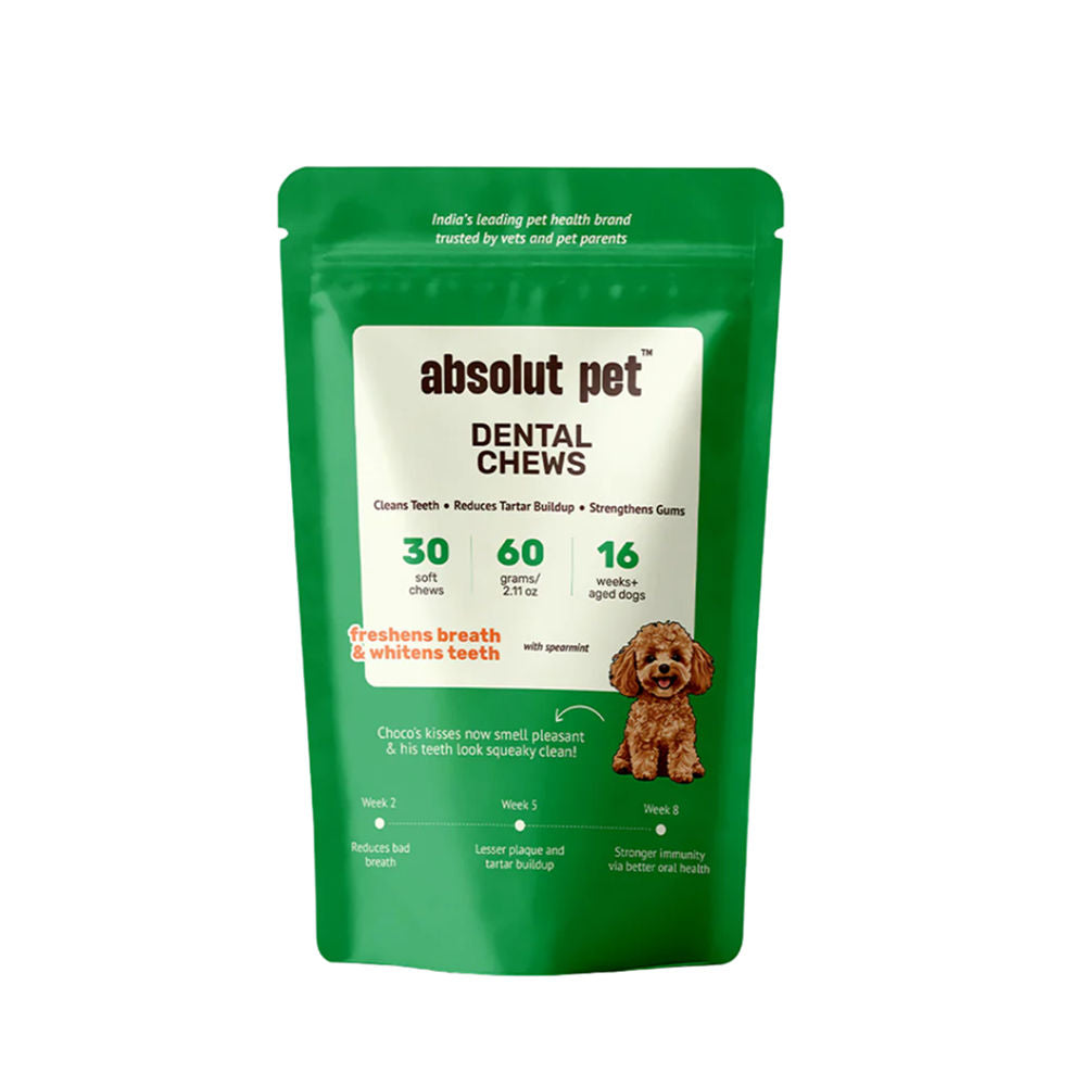 Absolut Pet Oral Care Plaque Tartar Remover Dog Supplement
