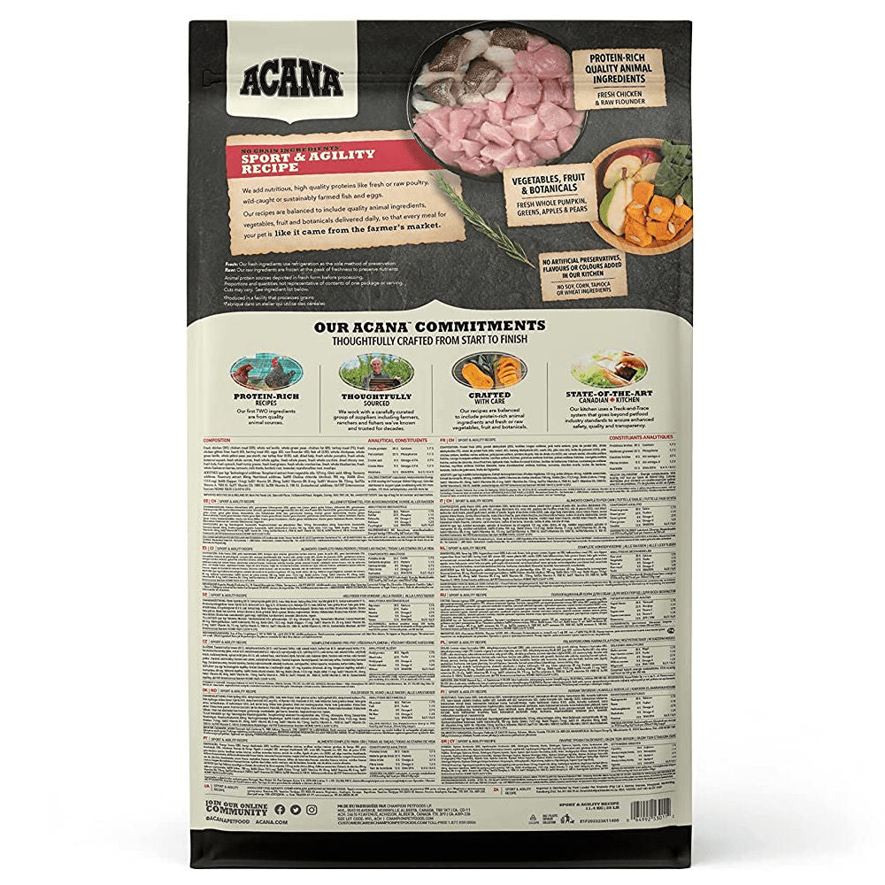 Acana Sports Agility Dog Dry Food All Breeds - Image 2