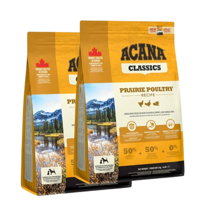 acana-classic-prairie-poultry-dog-dry-food-all-breeds-and-ages 4kg (2x2kg)