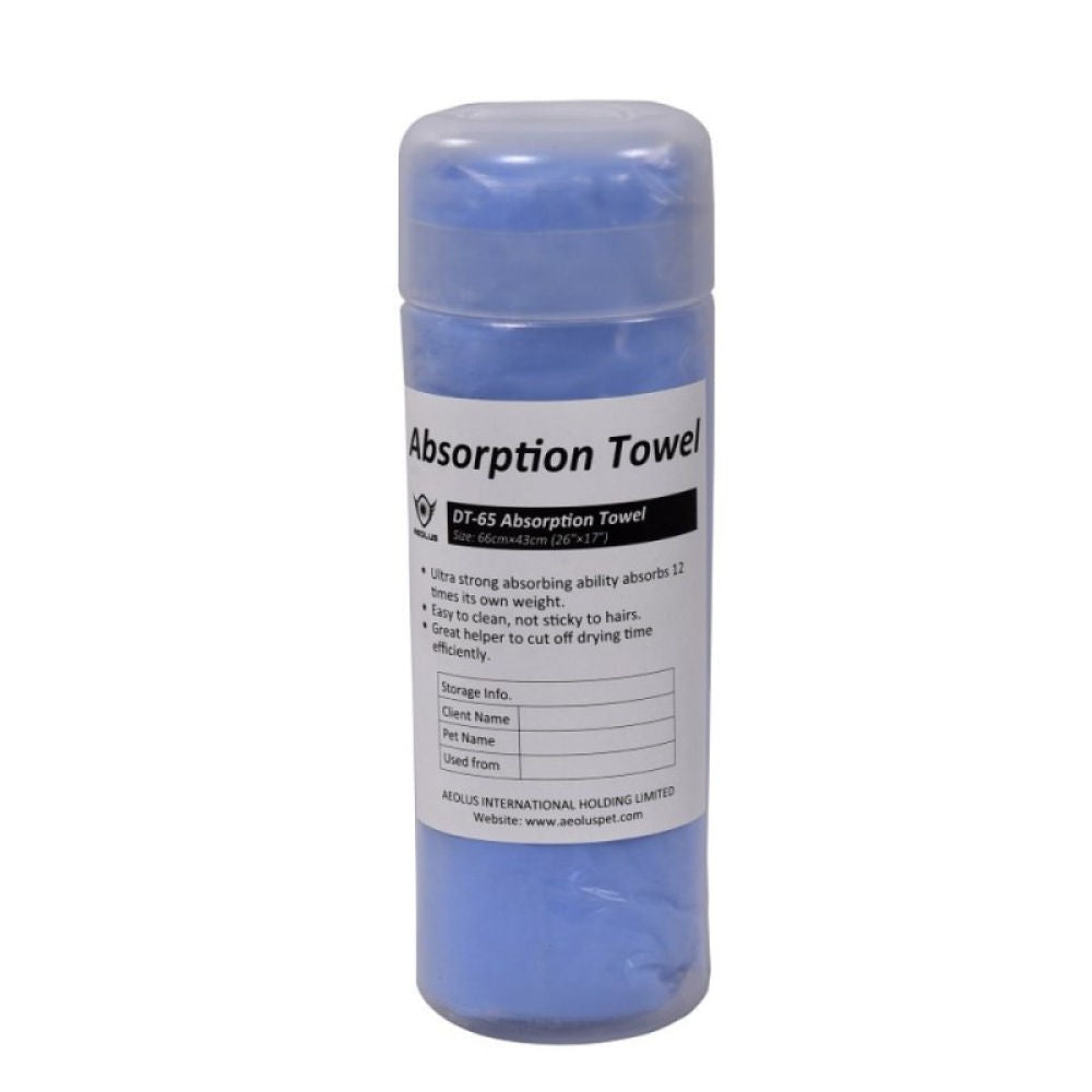 Aeolus Super Dry Absorption Towels For Dogs And Cats Blue