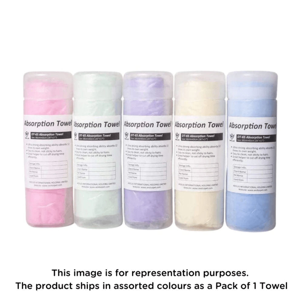 Aeolus Super Dry Absorption Towels For Dogs And Cats Blue - Image 2