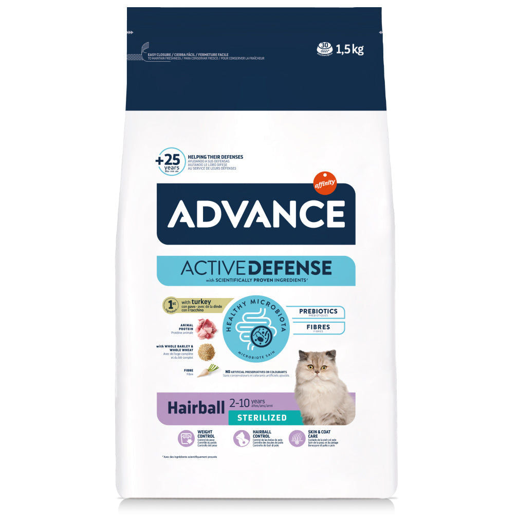 Affinity Advance Active Defense Adult Cat Dry Food Sterilized Hairball