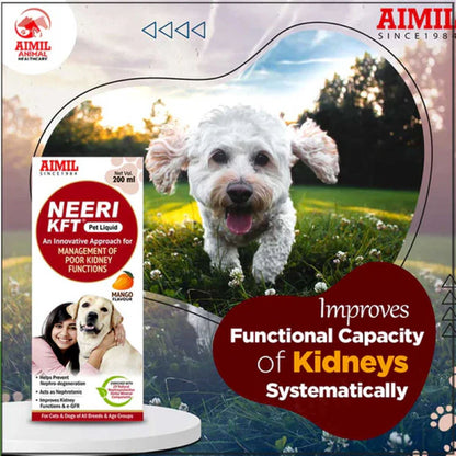 Aimil Neeri KFT Liquid Supplement for Dogs and Cats — side view