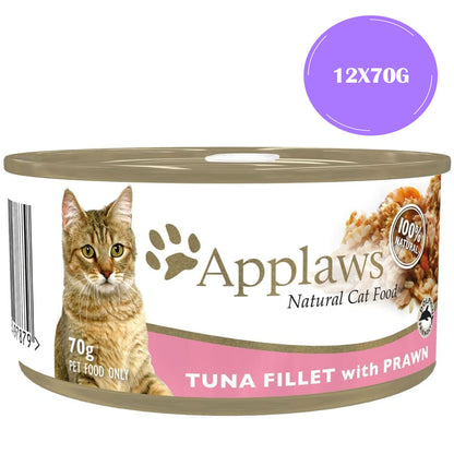 applaws-tuna-fillet-and-prawns-cat-tin-wet-food-bgb 12x70g