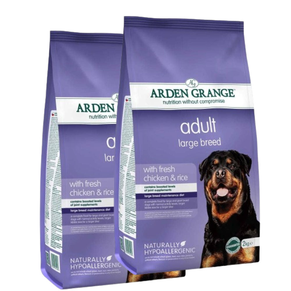 arden-grange-adult-large-breed-dog-dry-food-fresh-chicken-rice 4kg (2x2kg)