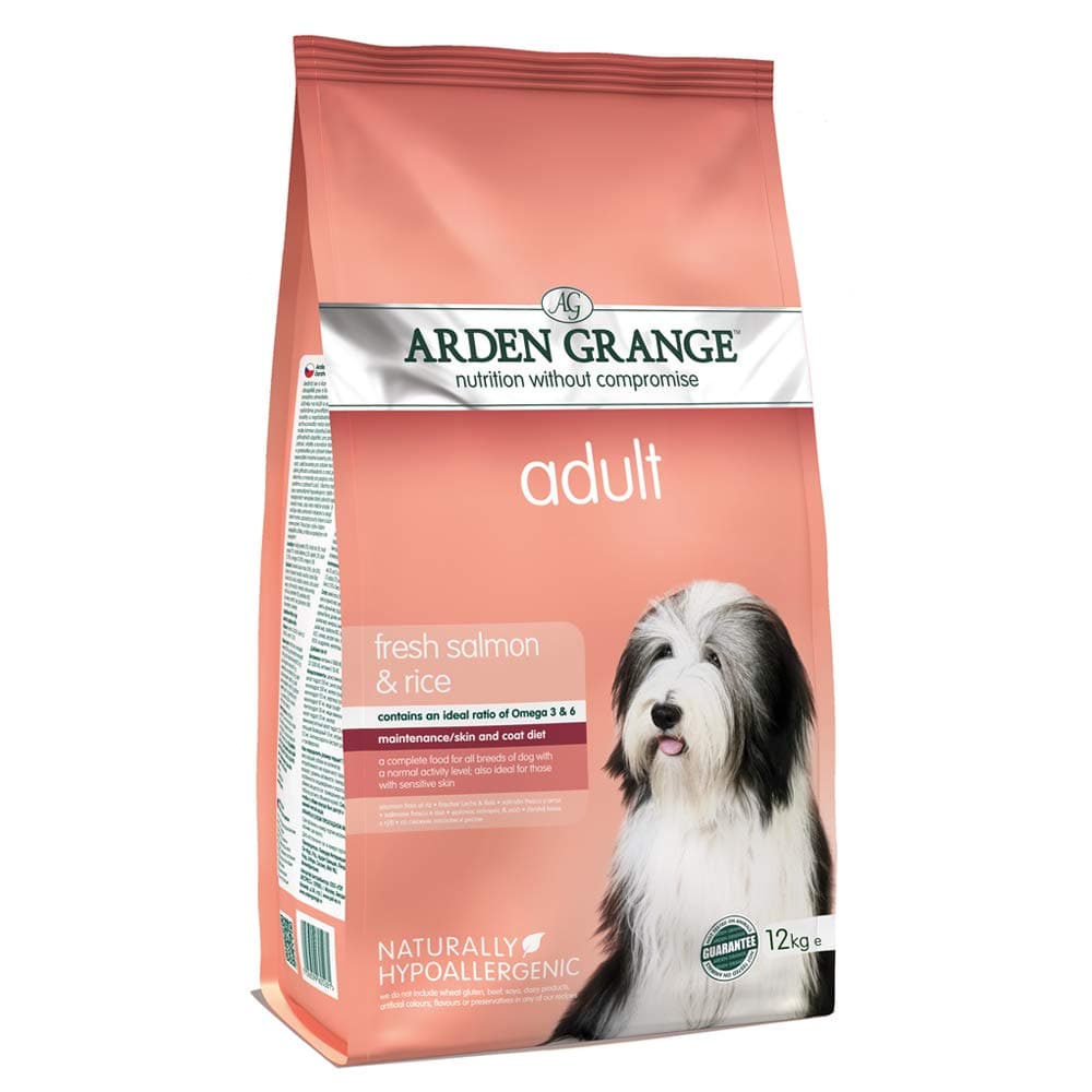 Arden Grange Adult Dog Dry Food | Salmon & Rice — in use