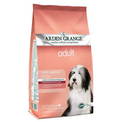 Arden Grange Adult Dog Dry Food | Salmon & Rice — in use