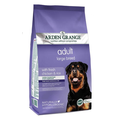 Arden Grange Adult Large Breed Dog Dry Food | Fresh Chicken & Rice — back view
